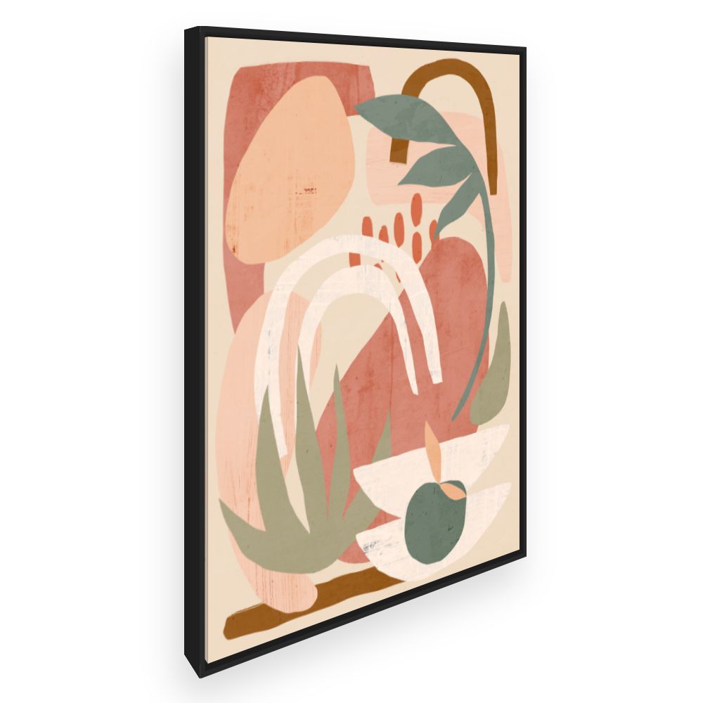 Toile Éléments organiques doux