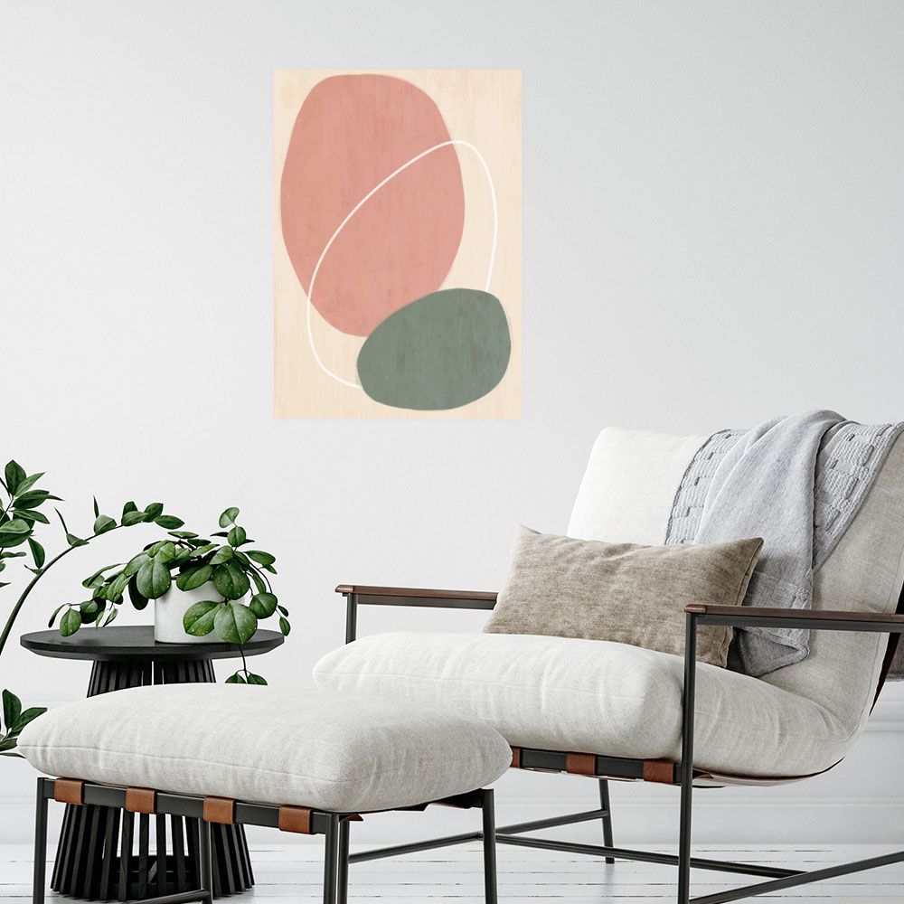 Affiche Formes douces modernes