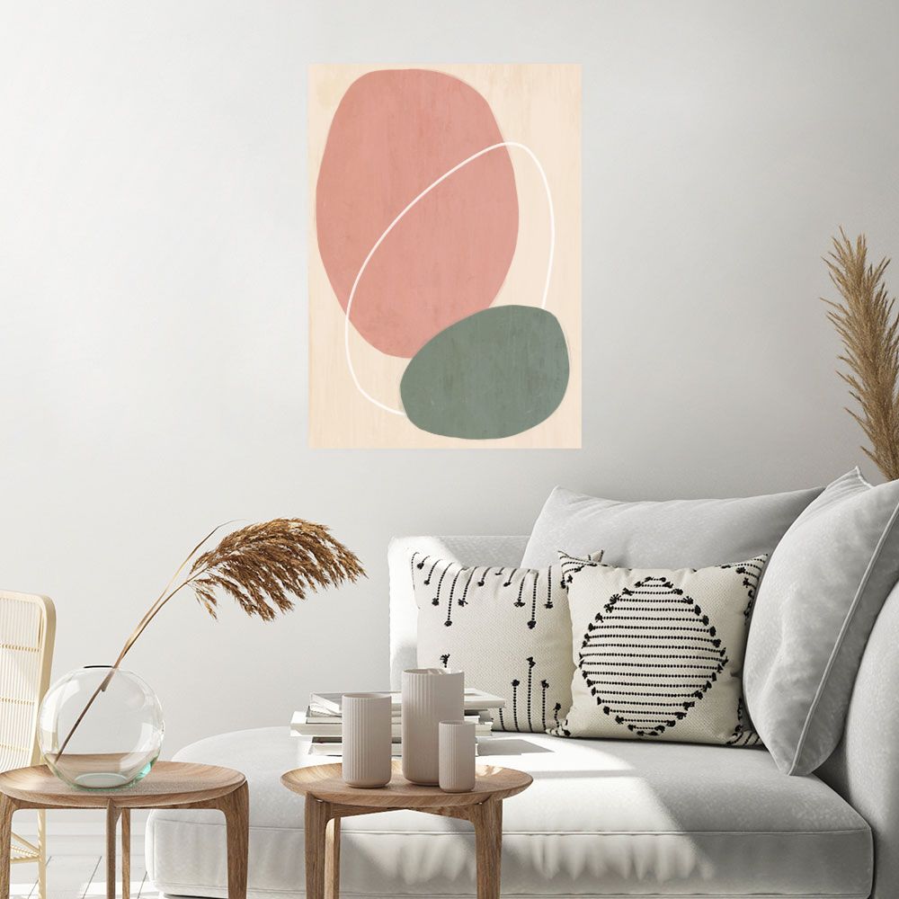 Affiche Formes douces modernes