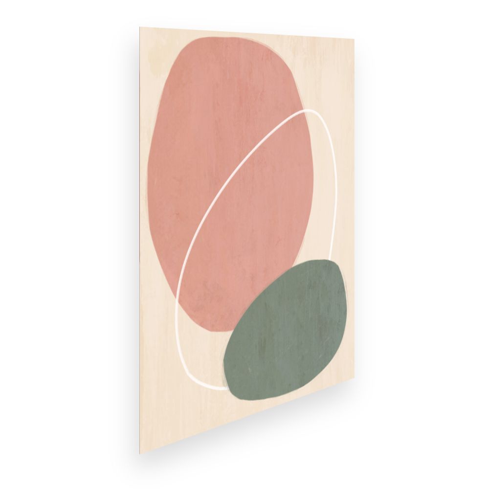 Affiche Formes douces modernes