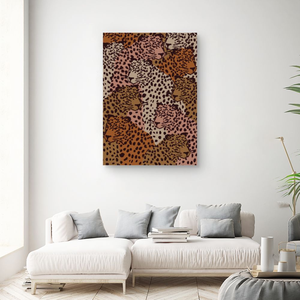 Tableau Léopards superposés