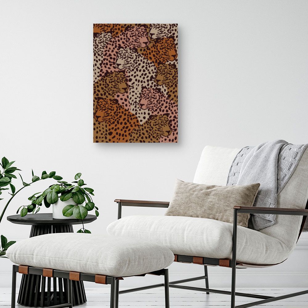 Tableau Léopards superposés