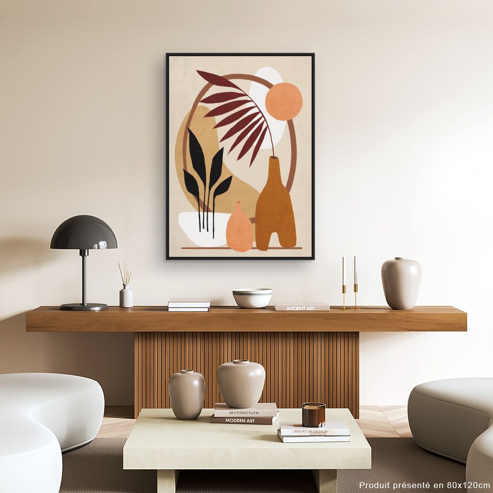 Tableau Formes abstraites naturelles