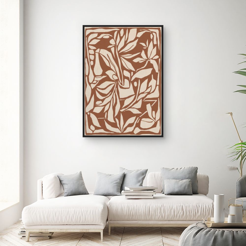 Tableau Feuilles abstraites