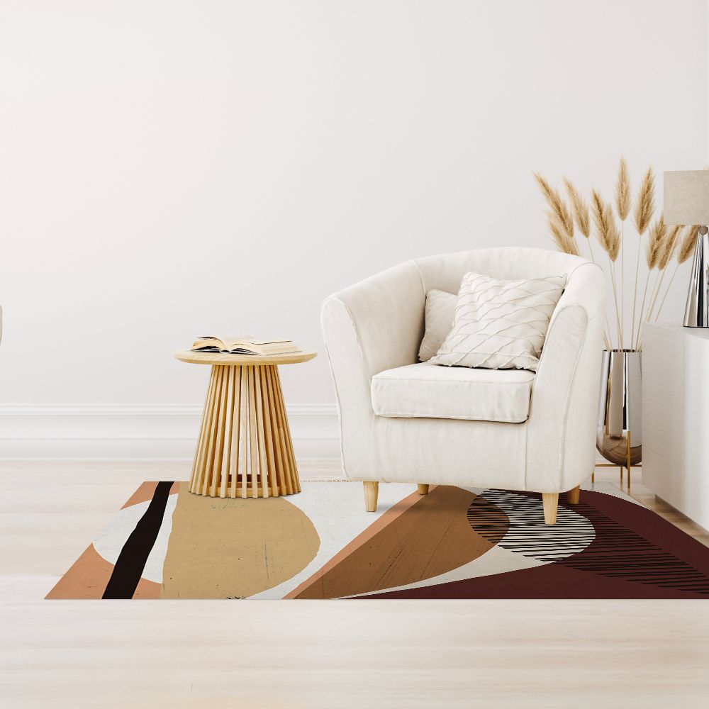 Tapis n°255 Formes abstraites élégantes