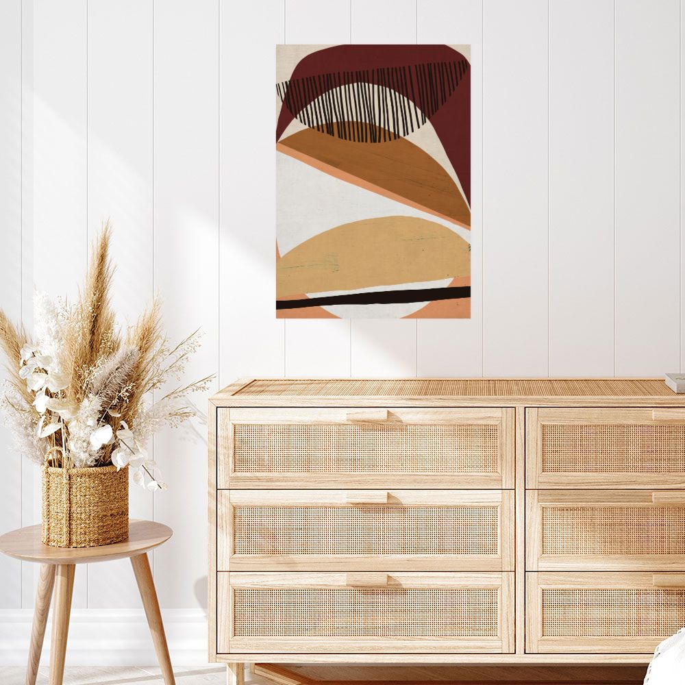 Affiche Formes abstraites dynamiques