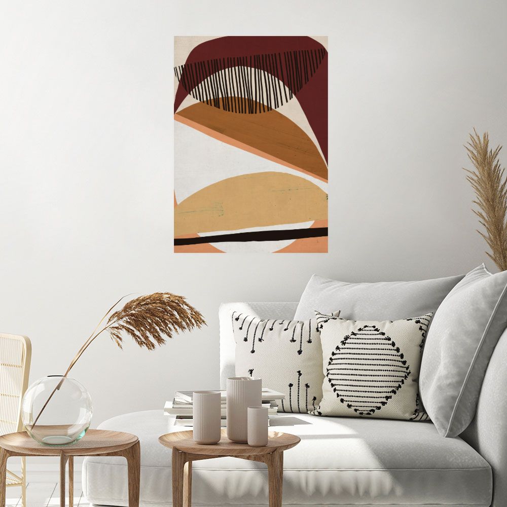 Affiche Formes abstraites dynamiques