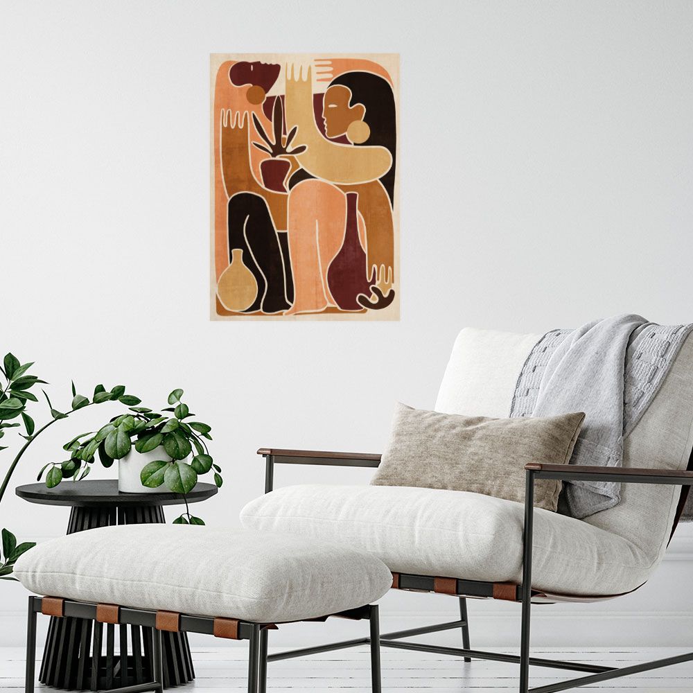 Affiche Formes artistiques élégantes