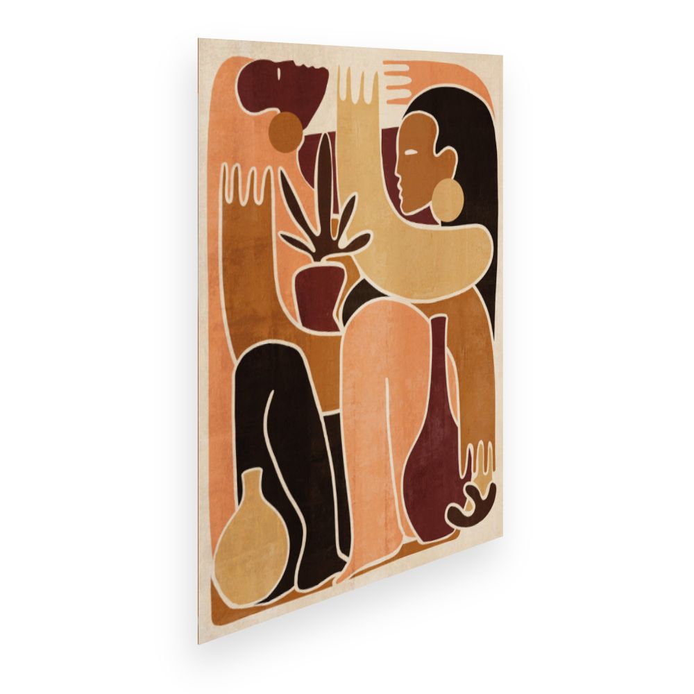 Affiche Formes artistiques élégantes