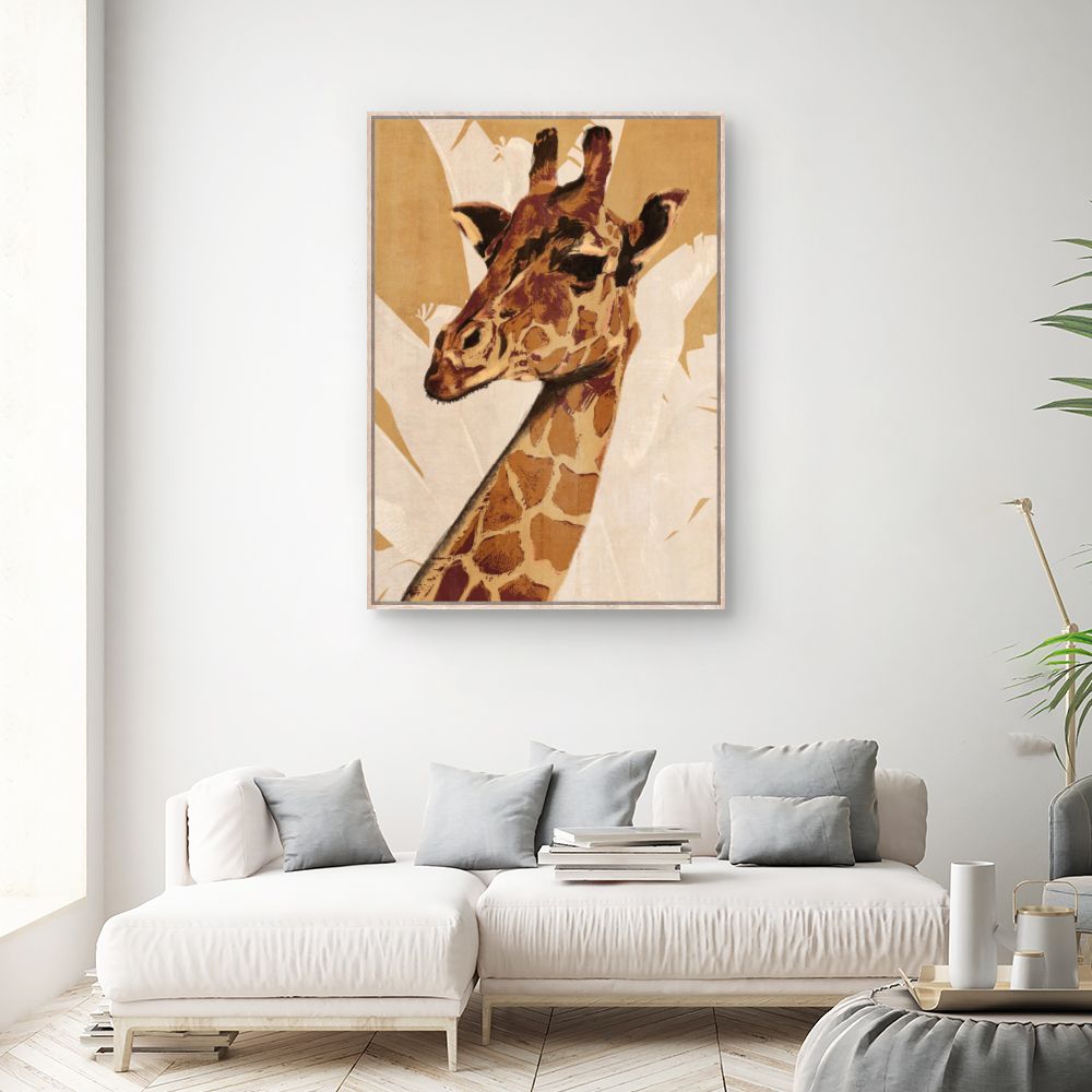 Tableau Portrait de girafe