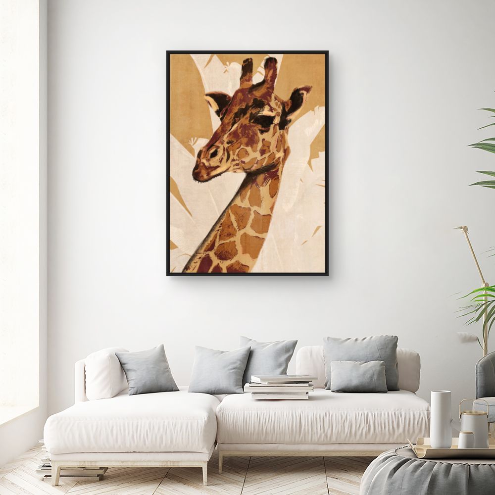 Tableau Portrait de girafe