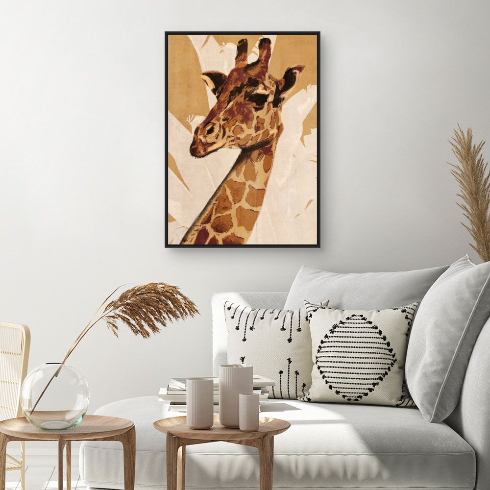 Tableau Portrait de girafe