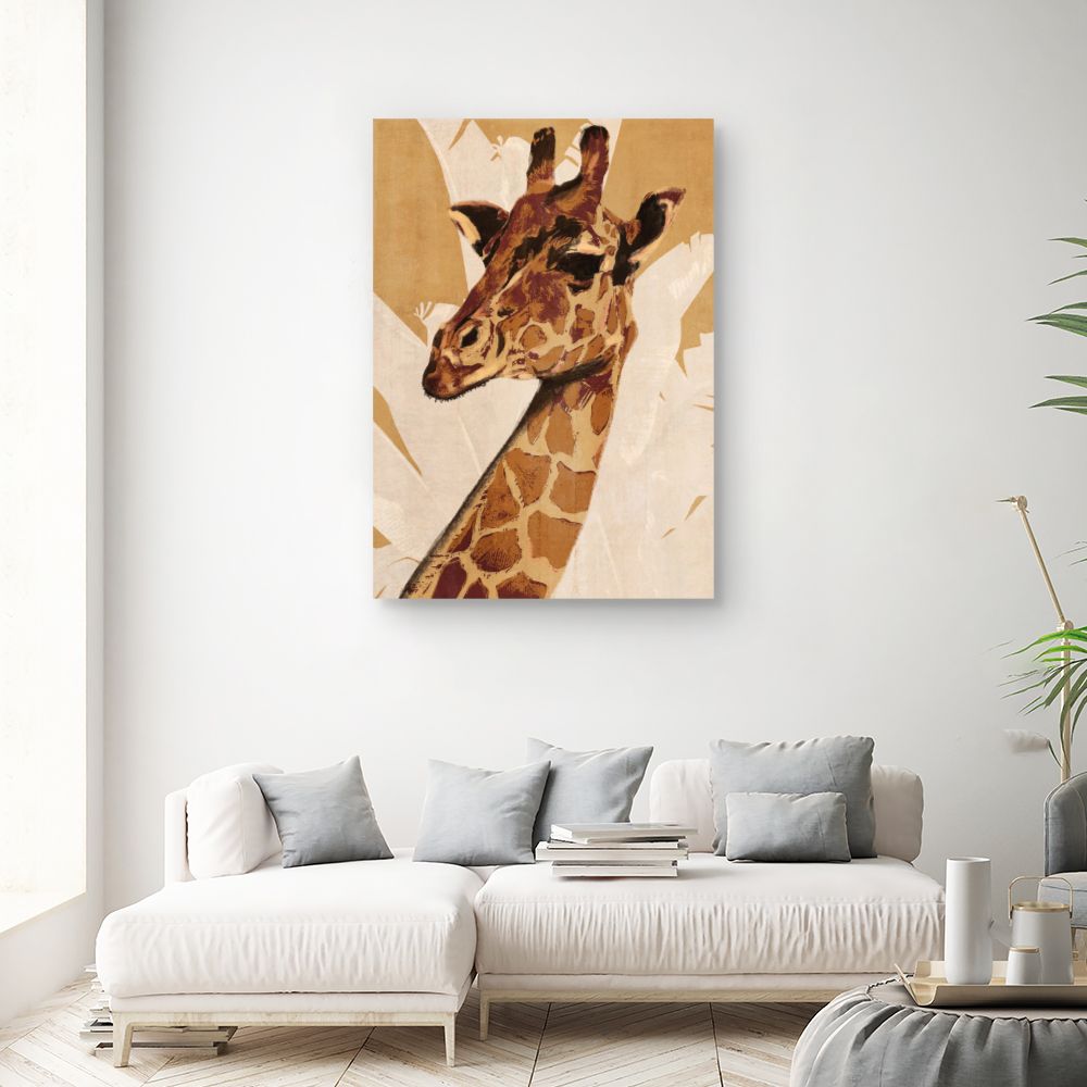 Tableau Portrait de girafe
