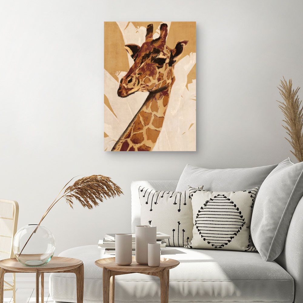 Tableau Portrait de girafe