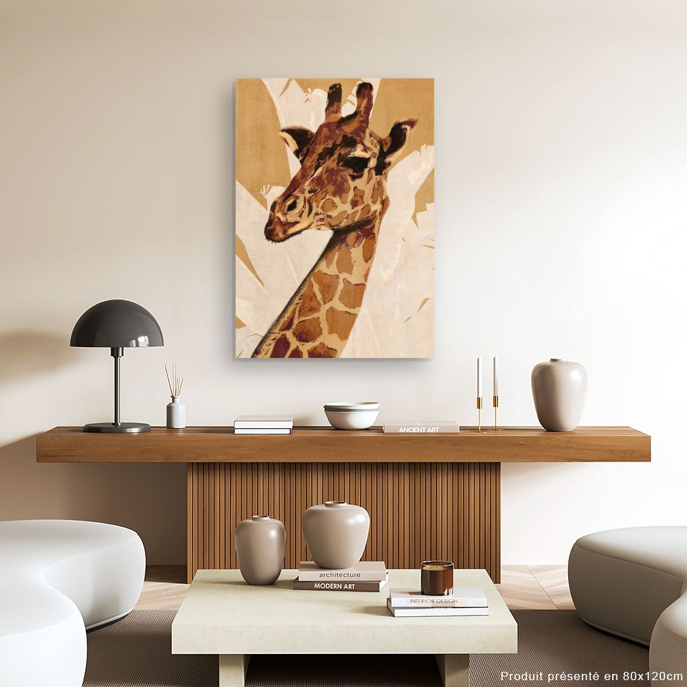Tableau Portrait de girafe