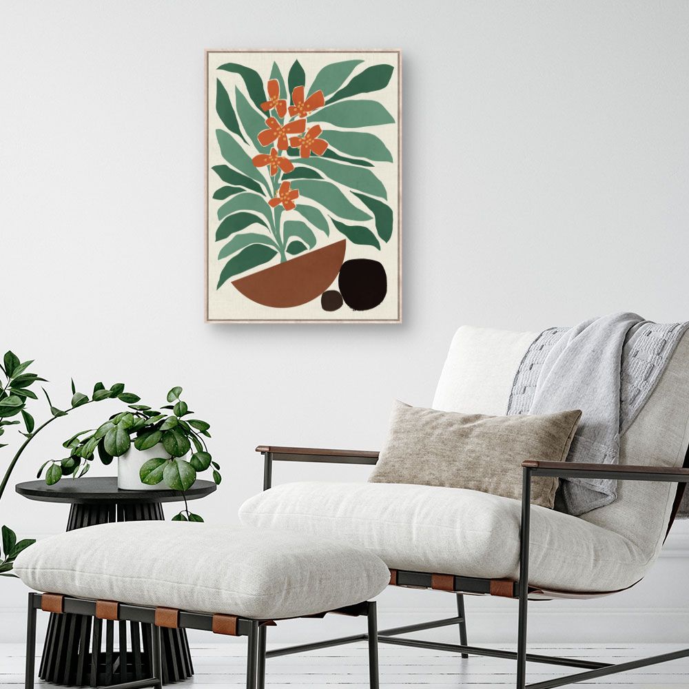 Tableau Fleurs tropicales vibrantes