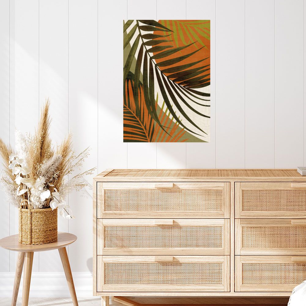 Affiche Feuillage exotique