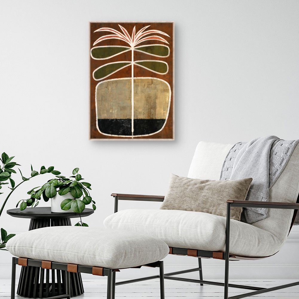 Tableau Plante stylisée moderne