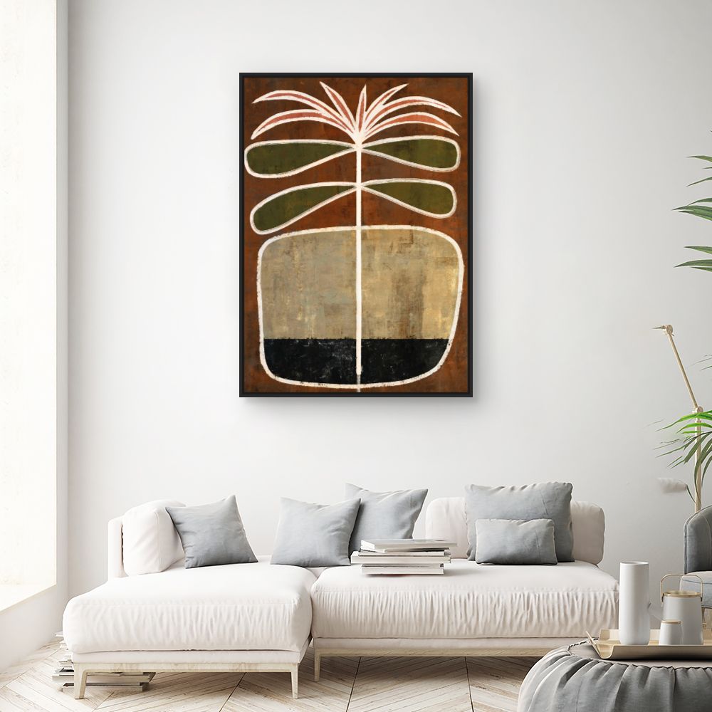 Tableau Plante stylisée moderne