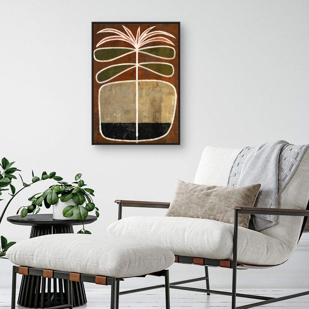 Tableau Plante stylisée moderne