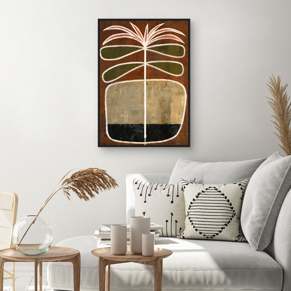 Tableau Plante stylisée moderne
