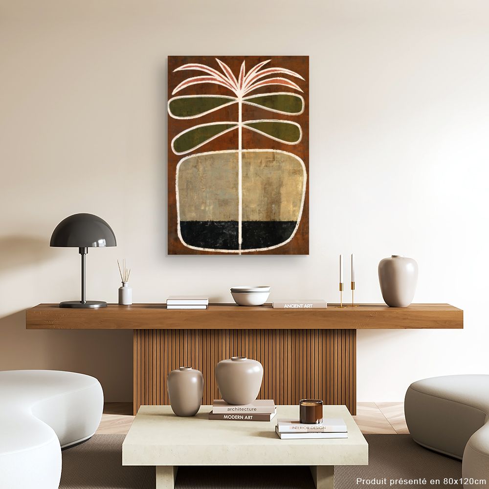 Tableau Plante stylisée moderne