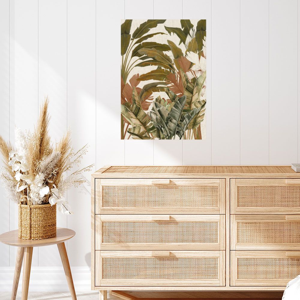 Affiche Feuillage exotique vibrant