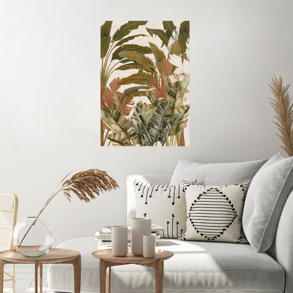 Affiche Feuillage exotique vibrant