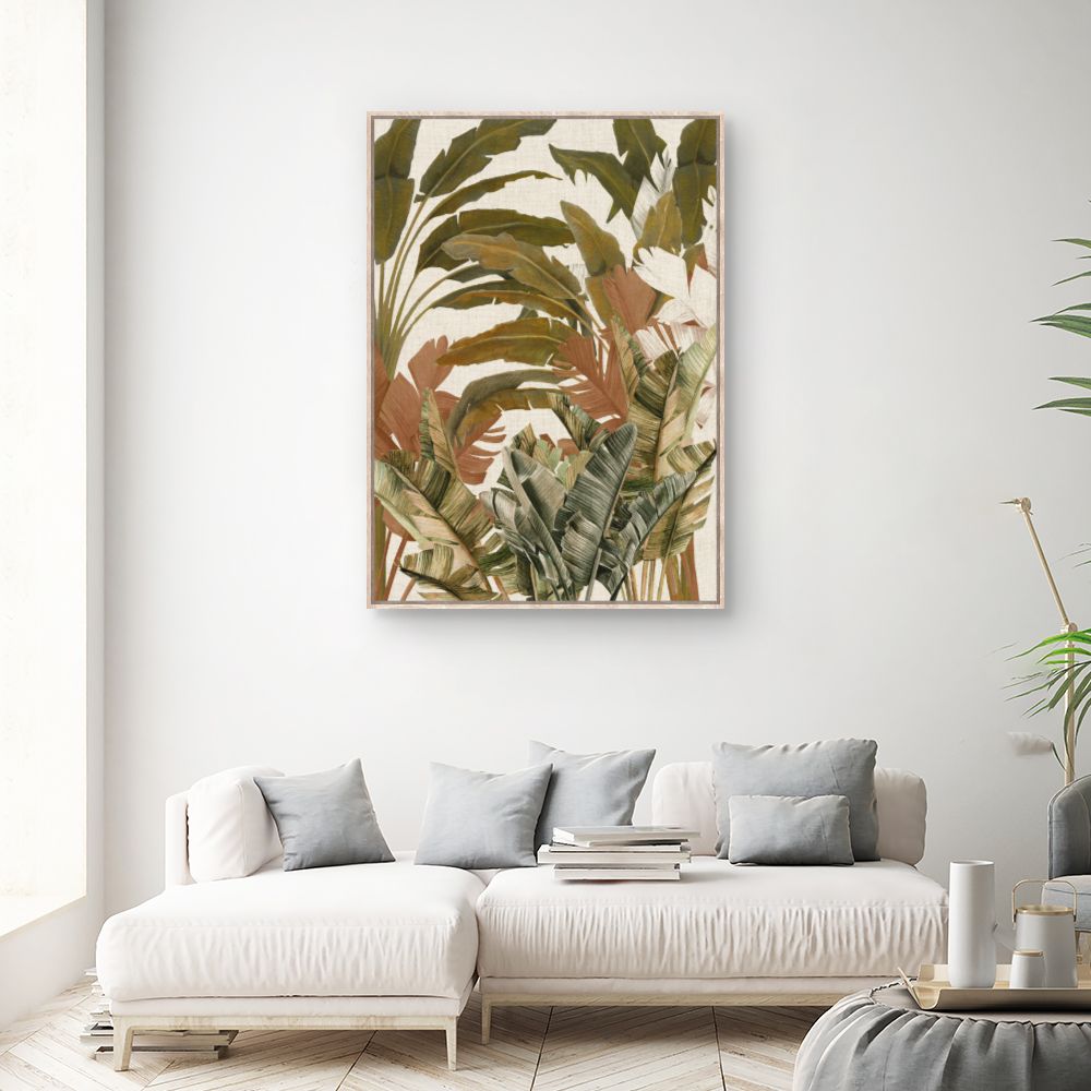 Tableau Feuillage exotique