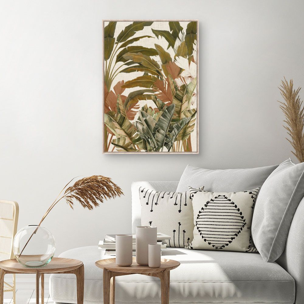 Tableau Feuillage exotique