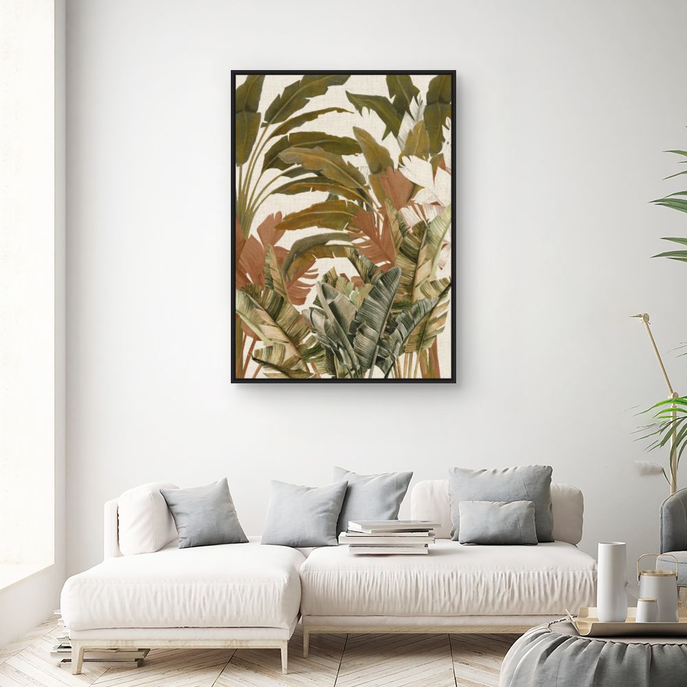 Tableau Feuillage exotique