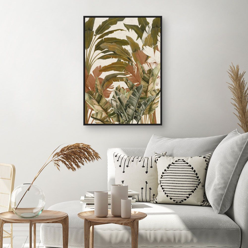 Tableau Feuillage exotique