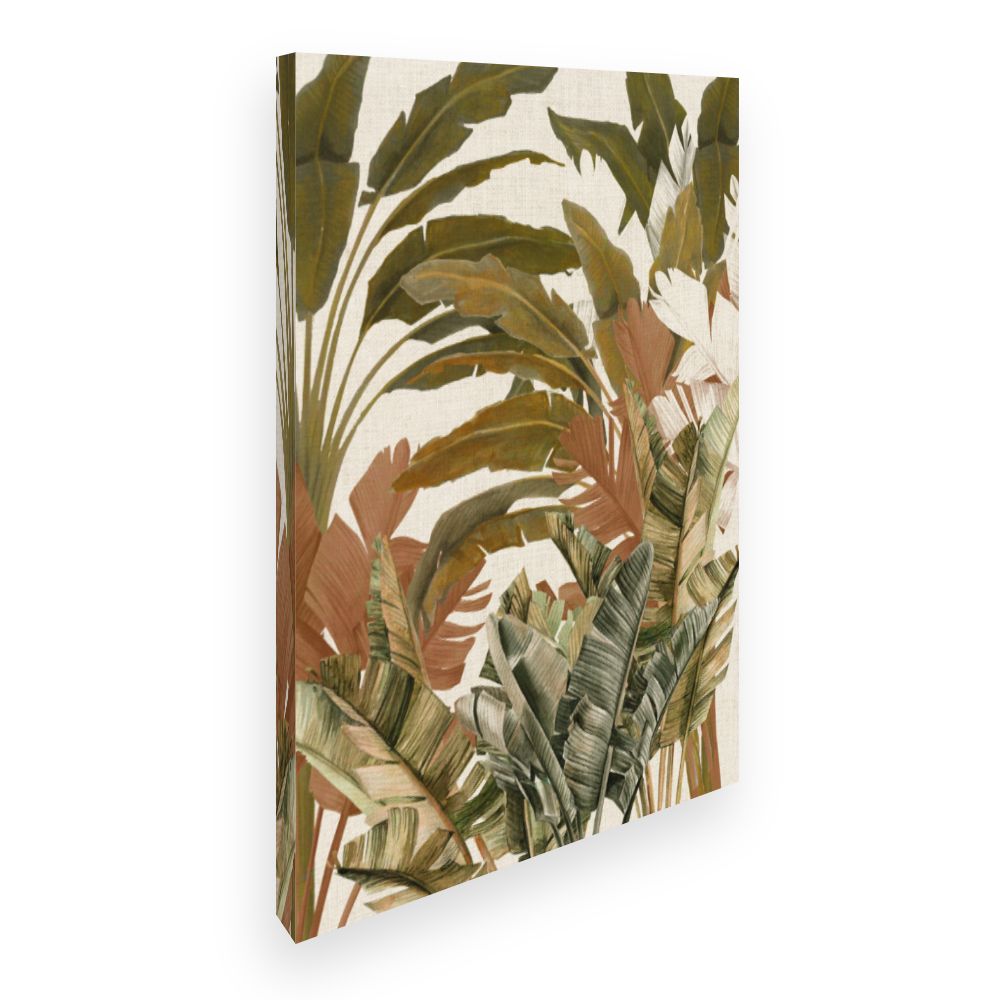 Toile Feuillage exotique