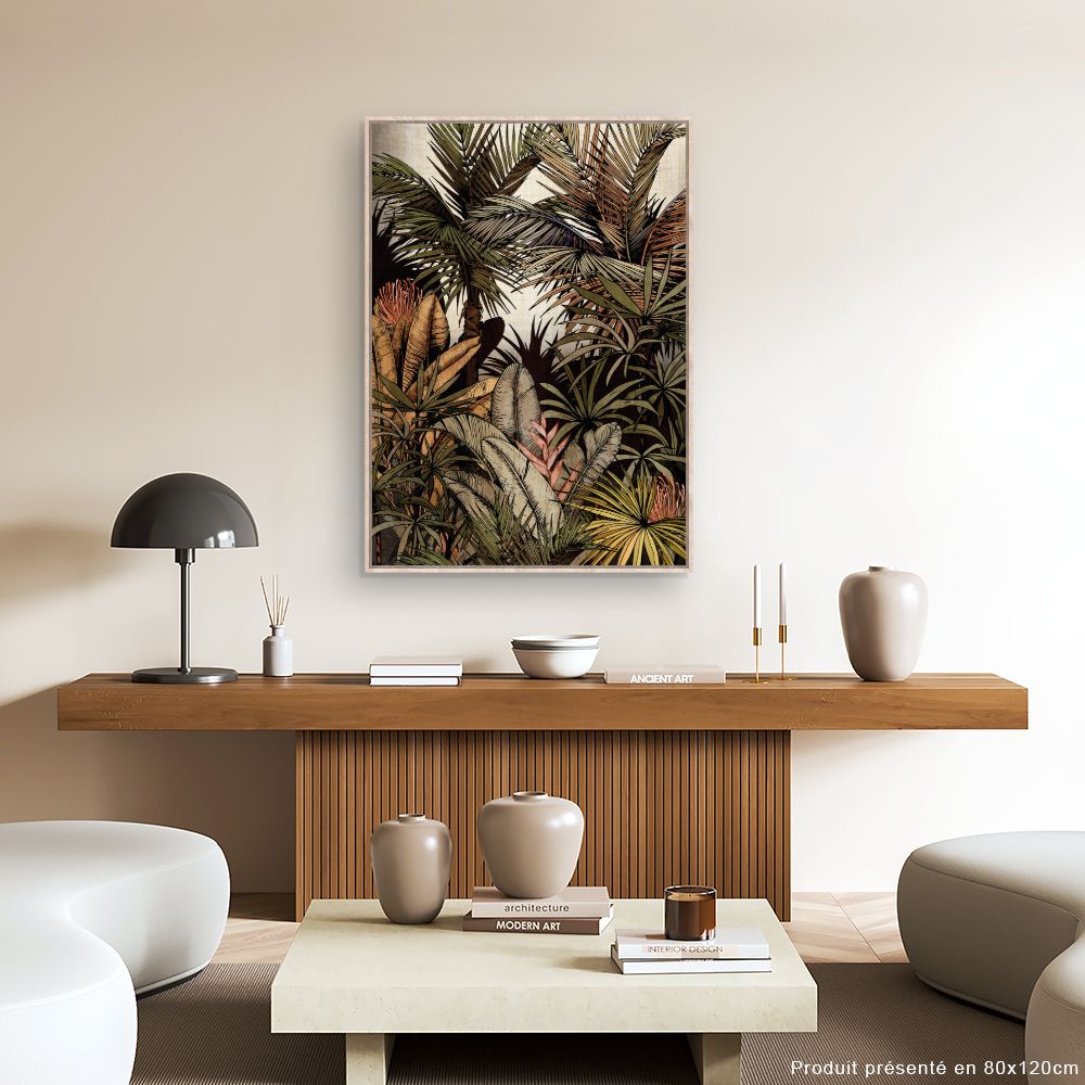 Tableau Jungle exotique