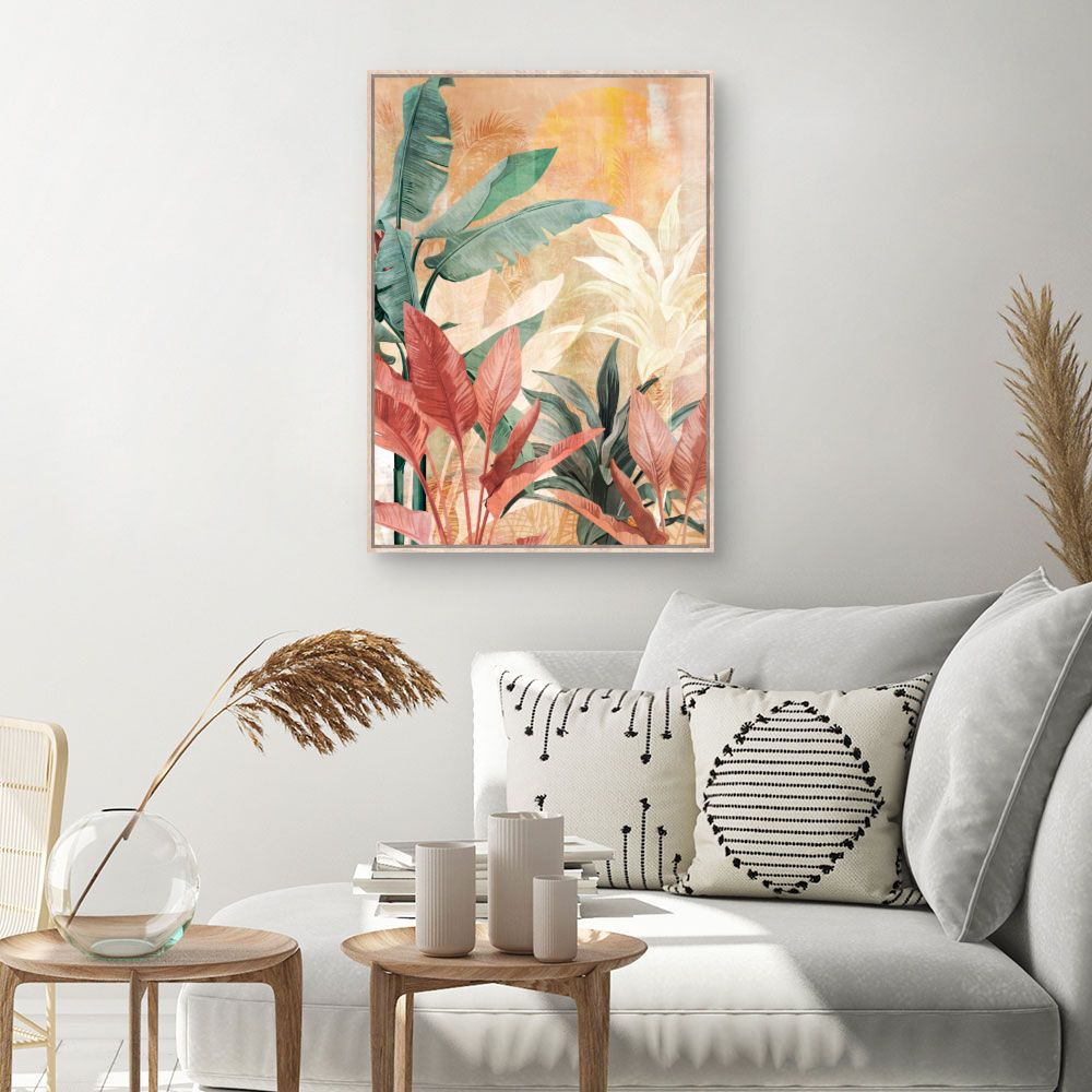 Tableau Feuillage exotique