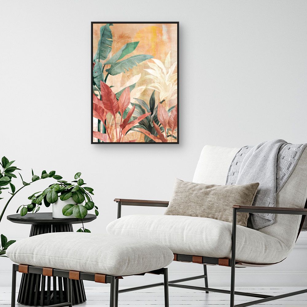 Tableau Feuillage exotique