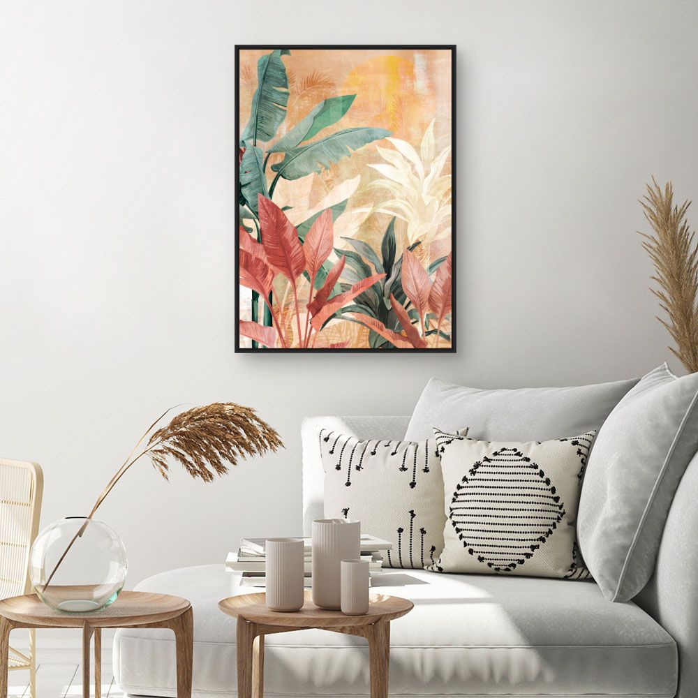 Tableau Feuillage exotique