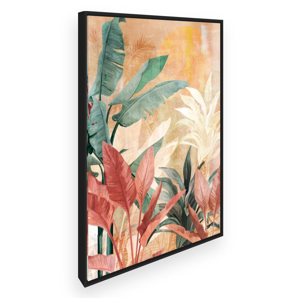 Toile Feuillage exotique