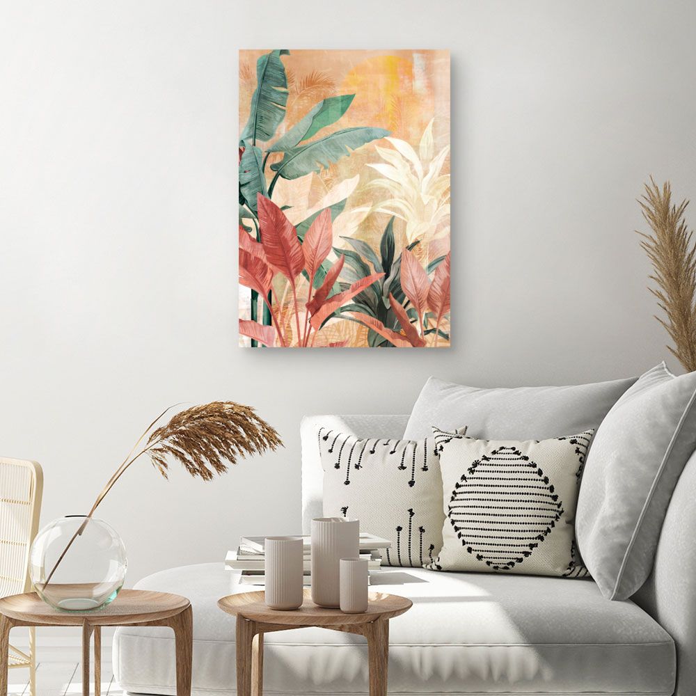 Tableau Feuillage exotique