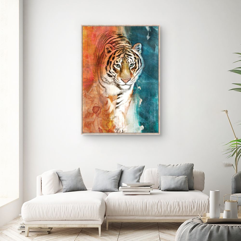Tableau Tigre flamboyant