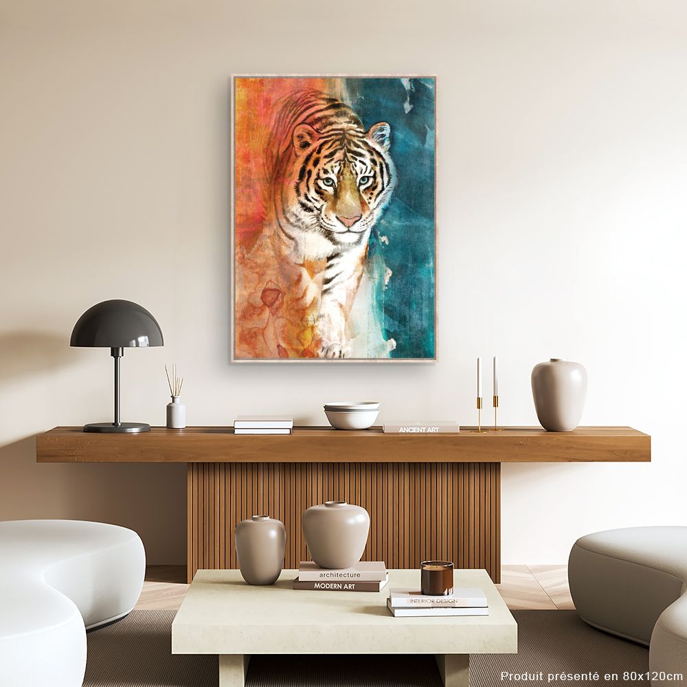 Tableau Tigre flamboyant