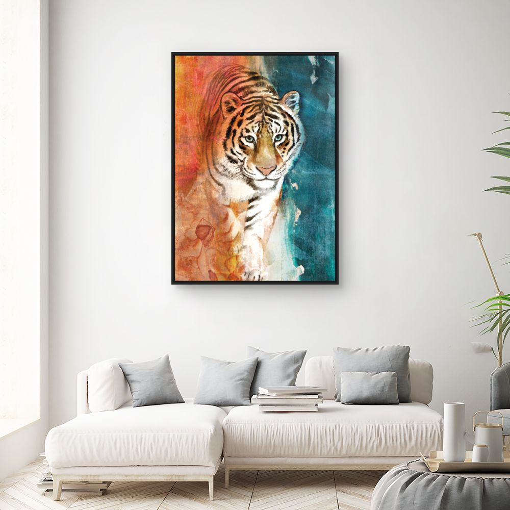 Tableau Tigre flamboyant