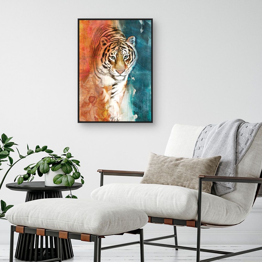 Tableau Tigre flamboyant