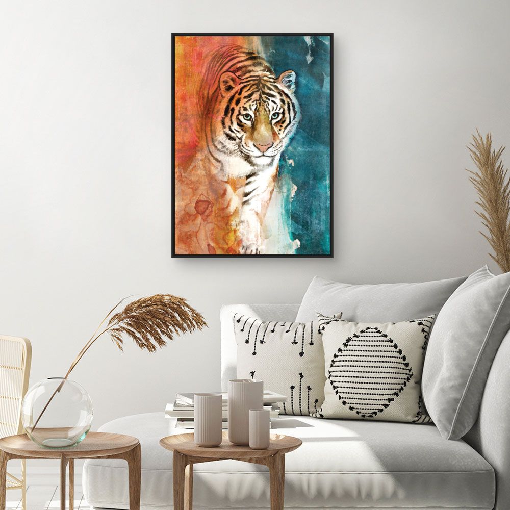 Tableau Tigre flamboyant