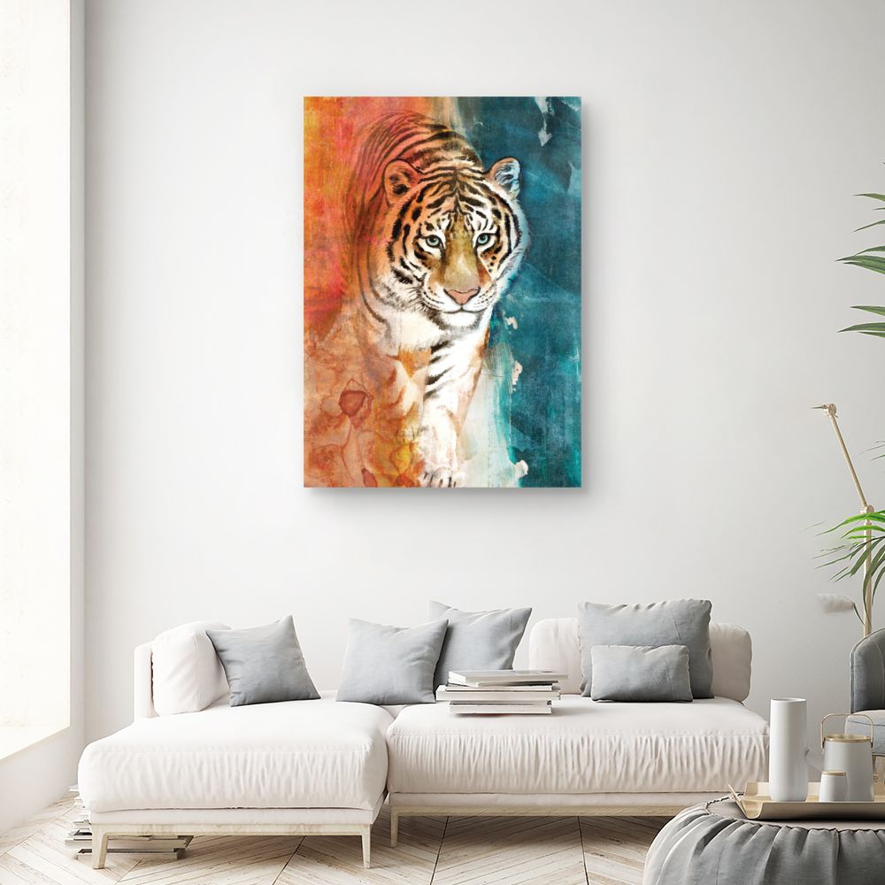Tableau Tigre flamboyant