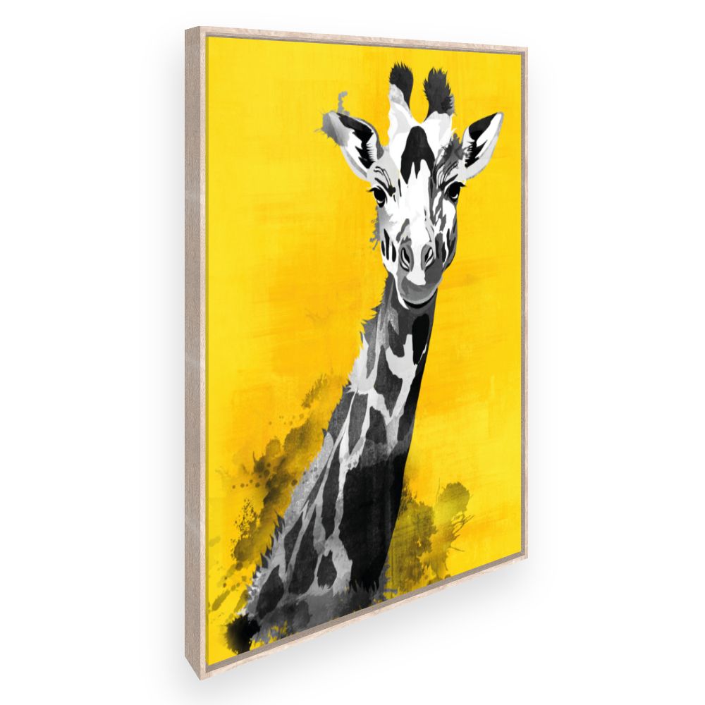Toile Giraffe expressive