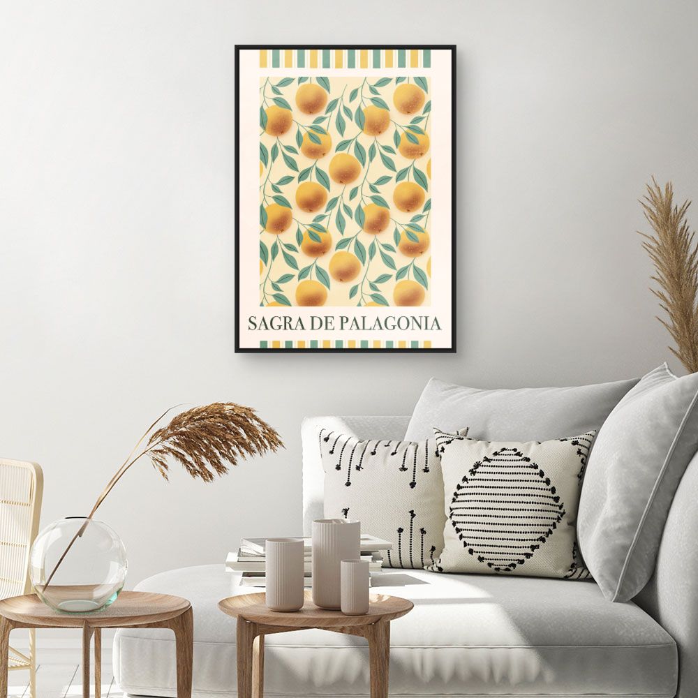 Tableau Fruits et feuilles