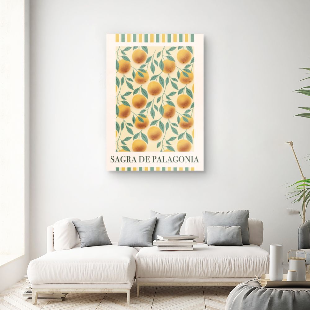 Tableau Fruits et feuilles