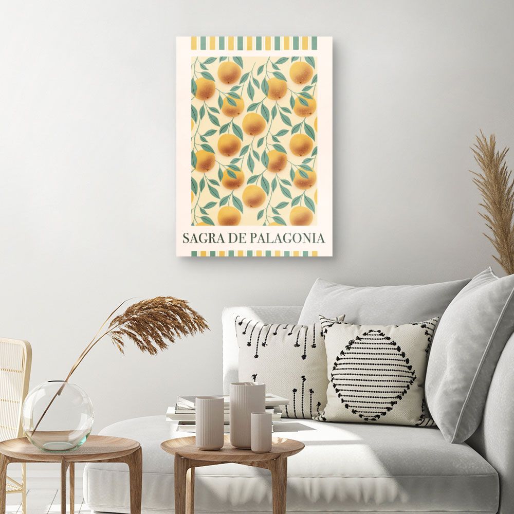 Tableau Fruits et feuilles