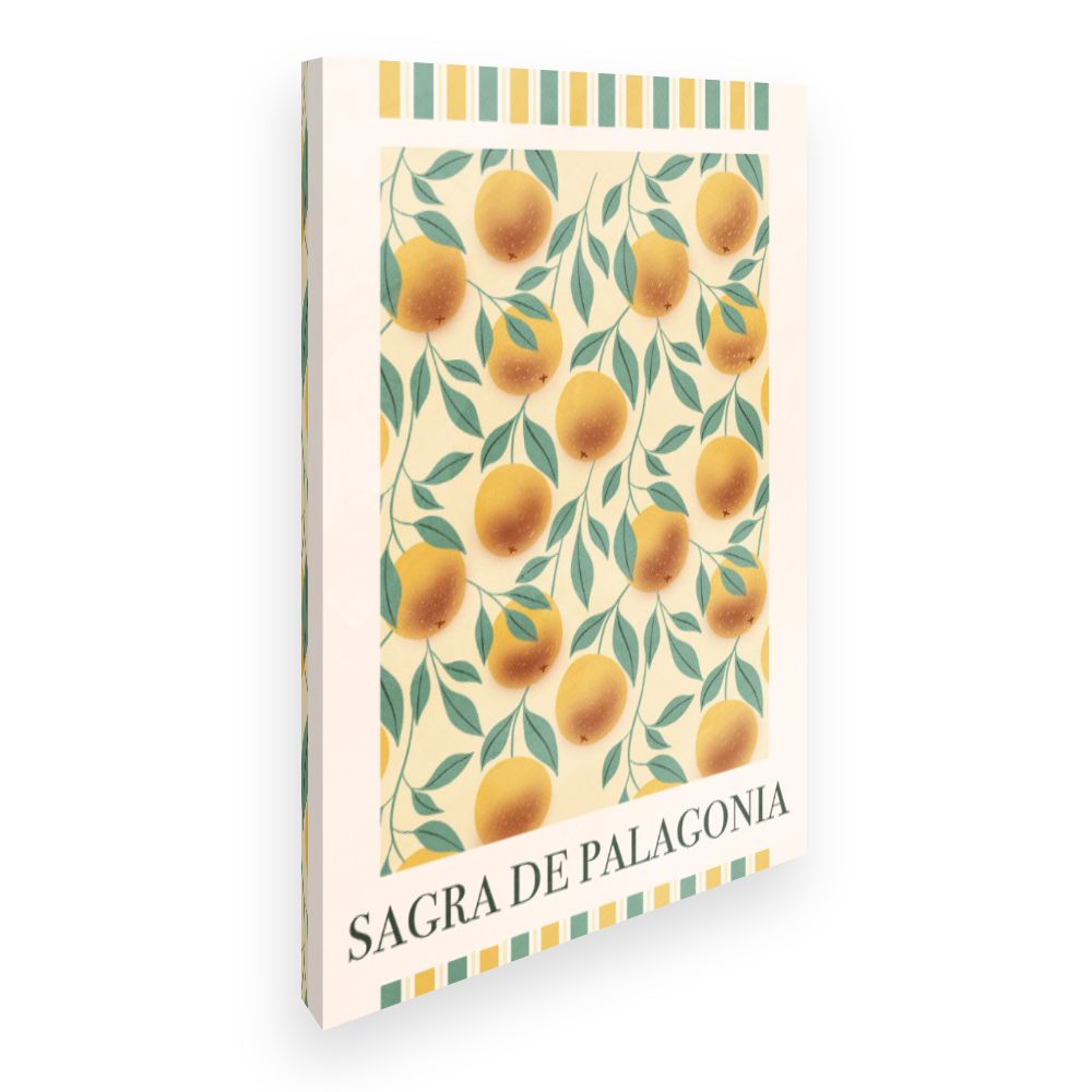 Toile Fruits et feuilles